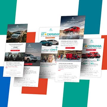 Web design newsletter Citroën Motion